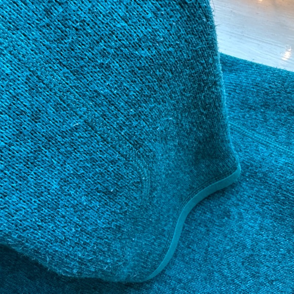 Women’s Patagonia Teal 1/4 Zip half zip sweater sz L - Picture 5 of 10